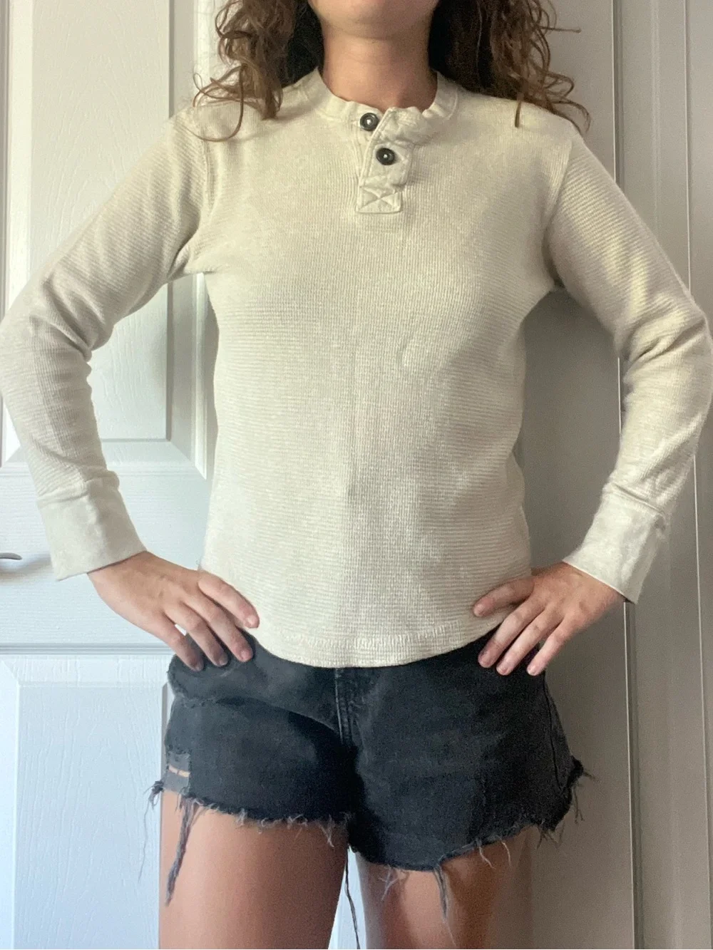 Roebuck & Co. Long Sleeve Thermal Henley Shirt